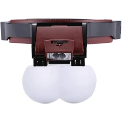 Alın lupa-eynək MG81001-B, dəri/plastik