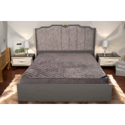 Наматрасник защитный Luxe Cotton Lu-xe-000696, 100x200 см, односпальный, велюр, коричневый Наматрасник защитный Luxe Cotton Lu-xe-000696, 100x200 см, односпальный, велюр, коричневый