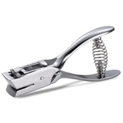 Дырокол Kw-trio 09772, 10 л, 15x4 мм, серебристый