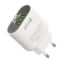 Сетевое зарядное устройство Emy Dual My-A202 Lightning, Белый
