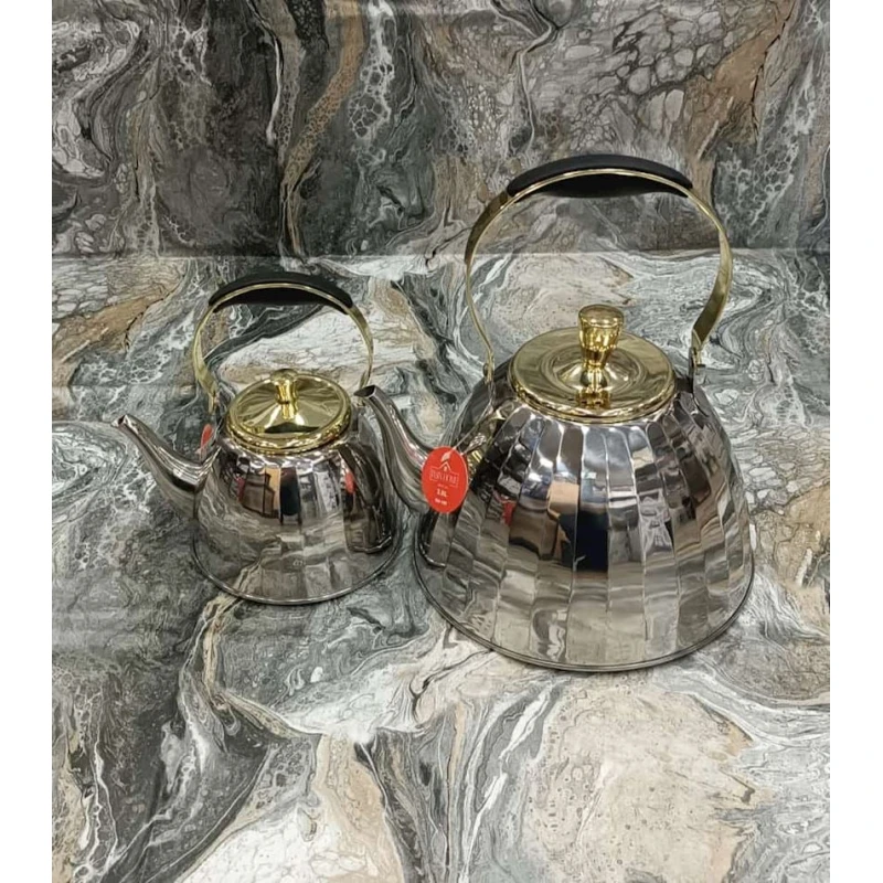 Набор чайников Sahara SHA-00001494, серебристый, 5 л