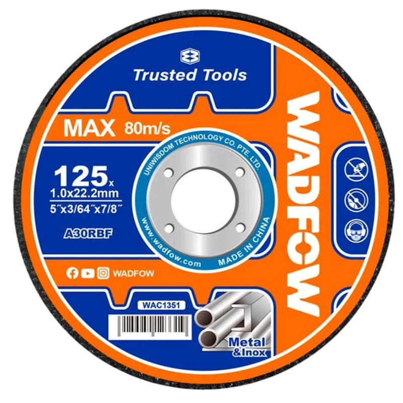 Диск отрезной Wadfow WAC1351/125 мм