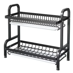 Настольная сушилка UM001001039, 42х39х23.5 см, металл, черный Настольная сушилка UM001001039, 42х39х23.5 см, металл, черный