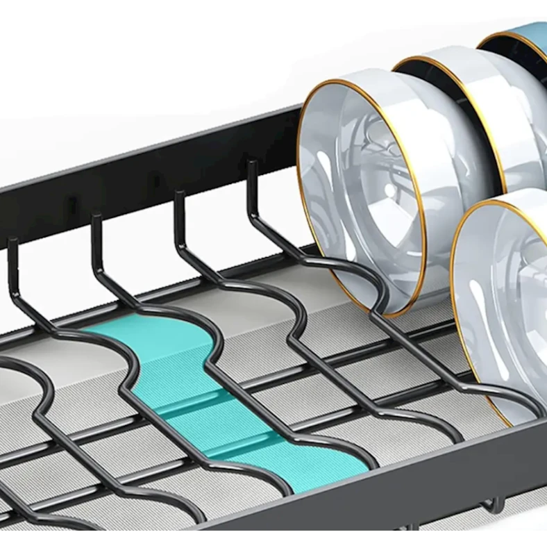 Настольная сушилка UM001001039, 42х39х23.5 см, металл, черный