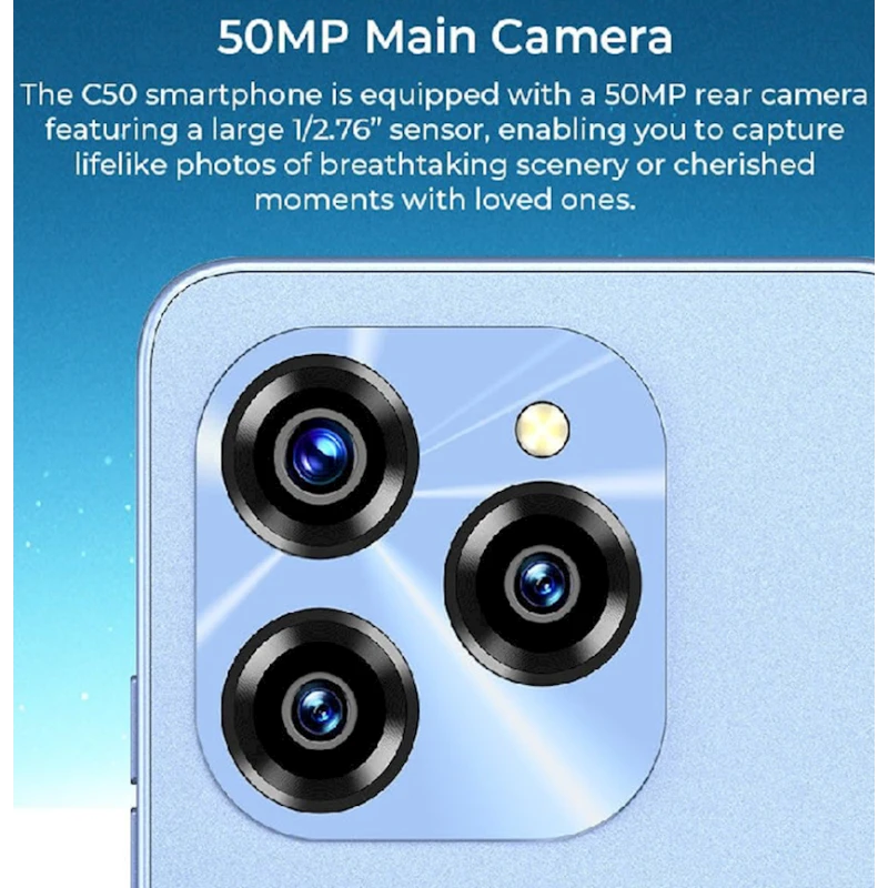 Смартфон Oukitel C50 8GB/256GB Blue (6931940749916) Смартфон Oukitel C50 8GB/256GB Blue (6931940749916)
