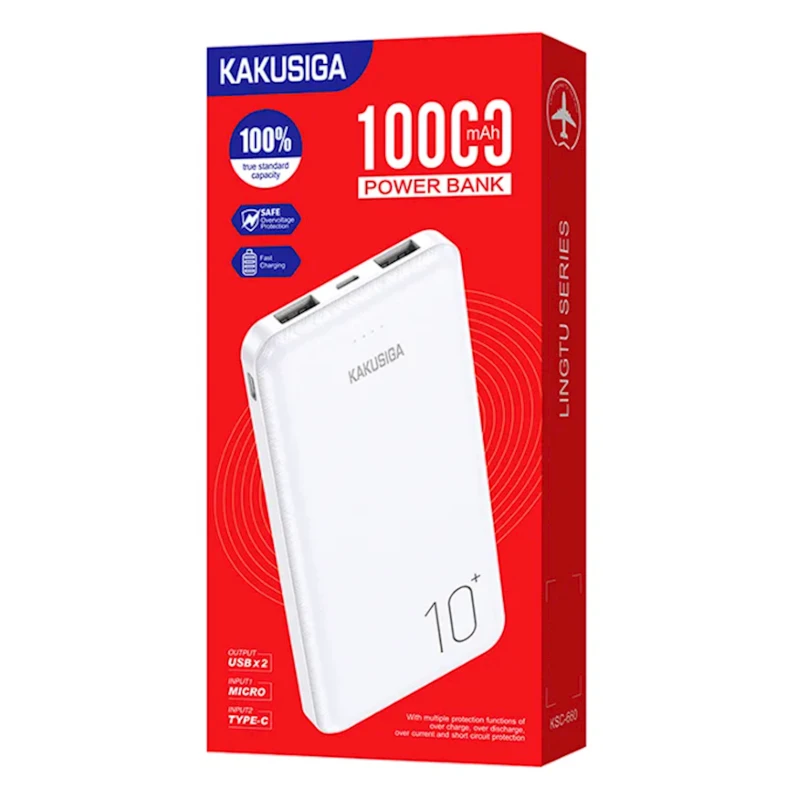 Внешний аккумулятор Kaku KSC-660 White Внешний аккумулятор Kaku KSC-660 White