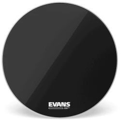 Пластик для барабана Evans BD22RBG Resonant Black, передний