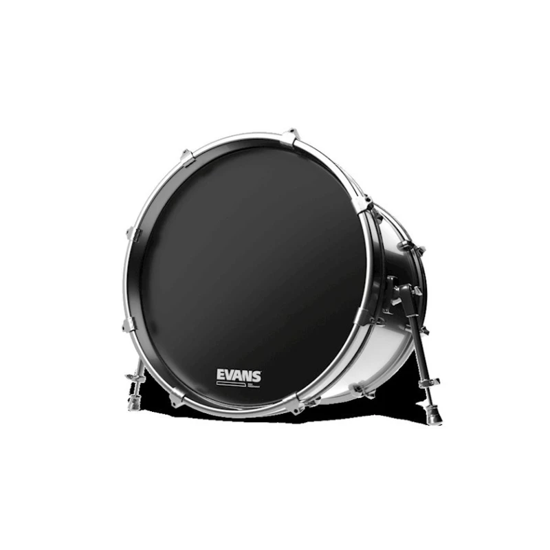 Пластик для барабана Evans BD22RBG Resonant Black, передний