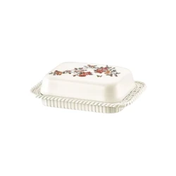 Масленка Ozmet A008, 18x11.6x5.2 см, белая Масленка Ozmet A008, 18x11.6x5.2 см, белая