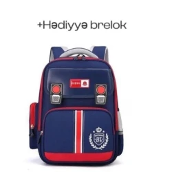 Школьный рюкзак CB89TIA78 синий/красный