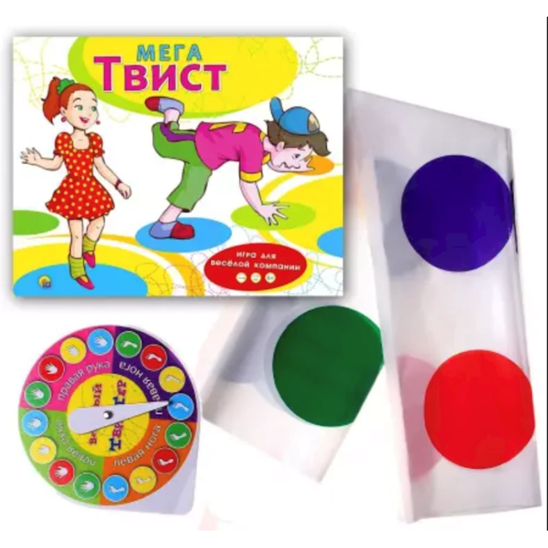 Настольная игра Рыжий кот Мега-Твистер, 6+ лет