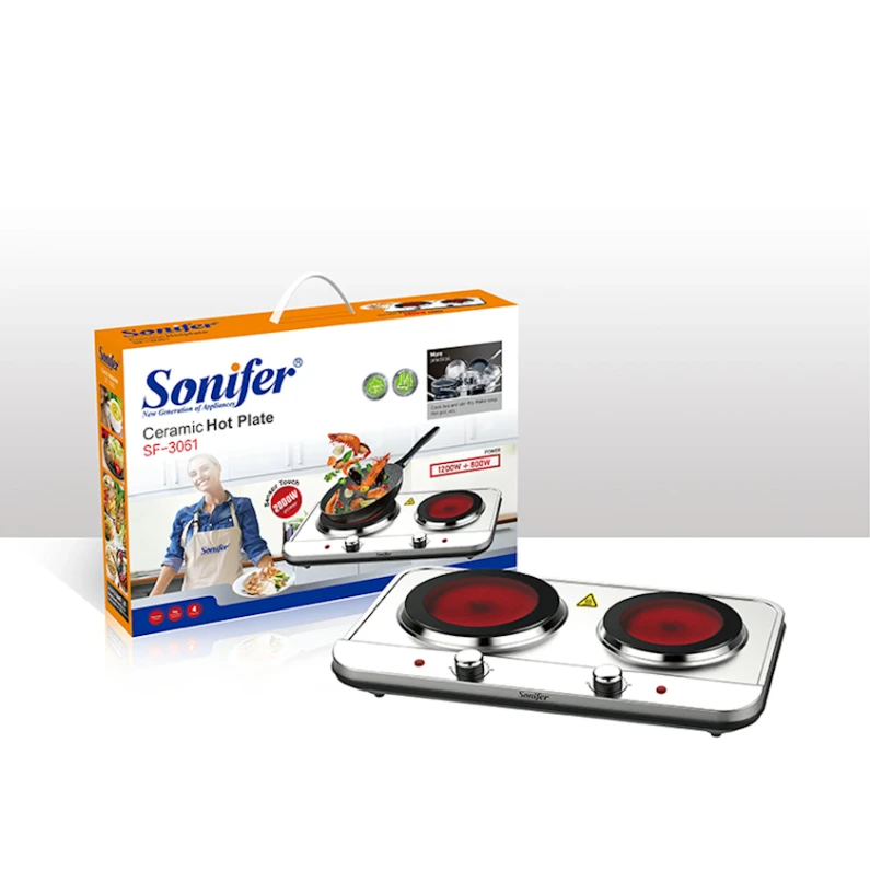 Электрическая плита Sonifer SF-3061 white Электрическая плита Sonifer SF-3061 white