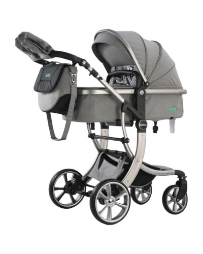 Uşaq arabası Kidilo, boz - Kidilo G600 Grey