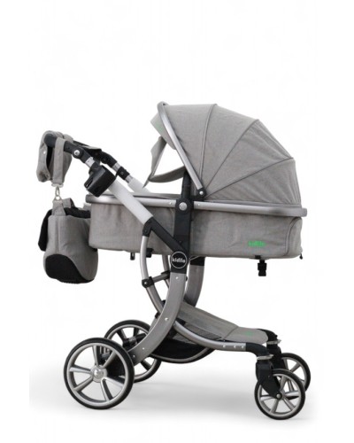 Uşaq arabası Kidilo, boz - Kidilo G600 Grey