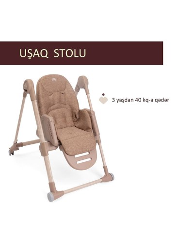 Uşaq yedizdirmə oturacağı Chicco Polly Armonia Terracotta, narıncı