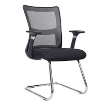 Ofis kreslosu Offissa Dizayn Felqa, qara/boz, 61x54x93 sm