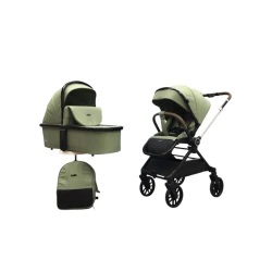 Детская коляска SMR335, зеленая Детская коляска SMR335, зеленая