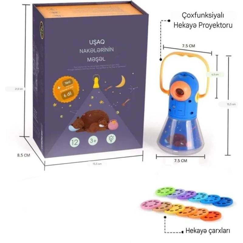 8 веселых сказок с роликовым проектором для лозунгов. Образовательно-творческая деятельность перед сладким сном 6240_Tastorytoy 8 веселых сказок с роликовым проектором для лозунгов. Образовательно-творческая деятельность перед сладким сном 6240_Tastorytoy