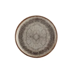Тарелка Porland Stoneware 04SWA000019, керамогранит, коричневая, 30 см