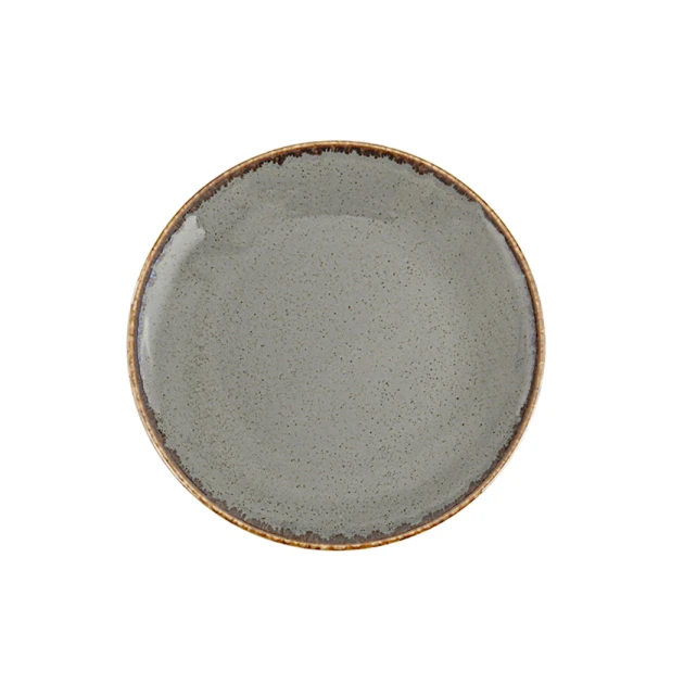 Boşqab Porland Seasons farfor, tünd-boz, 20 sm