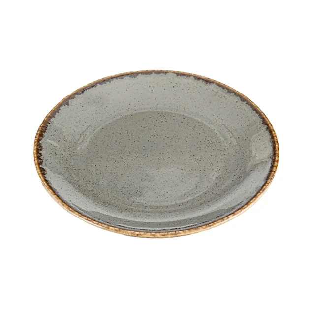 Boşqab Porland Seasons farfor, tünd-boz, 20 sm