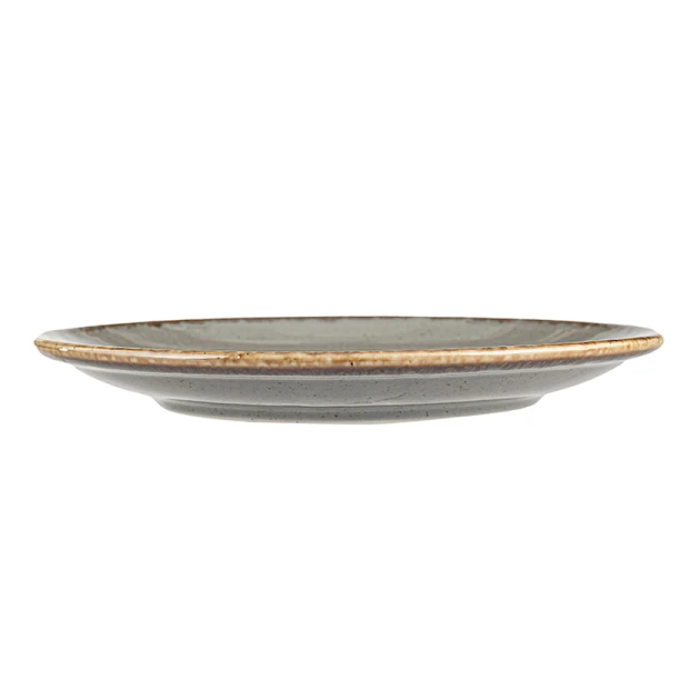 Boşqab Porland Seasons farfor, tünd-boz, 20 sm