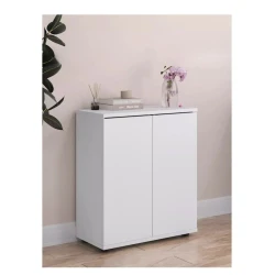 Комод Minimalizm Wh, 70х29х60 см, ЛДСП, белый Комод Minimalizm Wh, 70х29х60 см, ЛДСП, белый