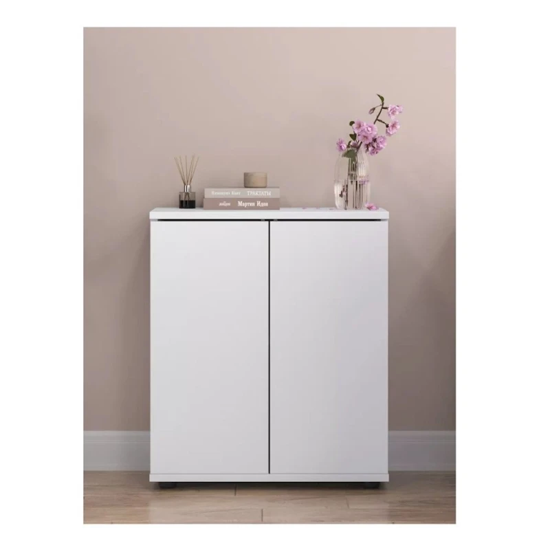 Комод Minimalizm Wh, 70х29х60 см, ЛДСП, белый Комод Minimalizm Wh, 70х29х60 см, ЛДСП, белый