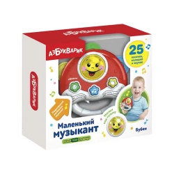 Бубен Азбукварик, красный, 3+ года