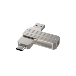 Flaş-kart WIWU FD003 USB3.2 Type-C 2in1 512GB Metal Gray Flaş-kart WIWU FD003 USB3.2 Type-C 2in1 512GB Metal Gray