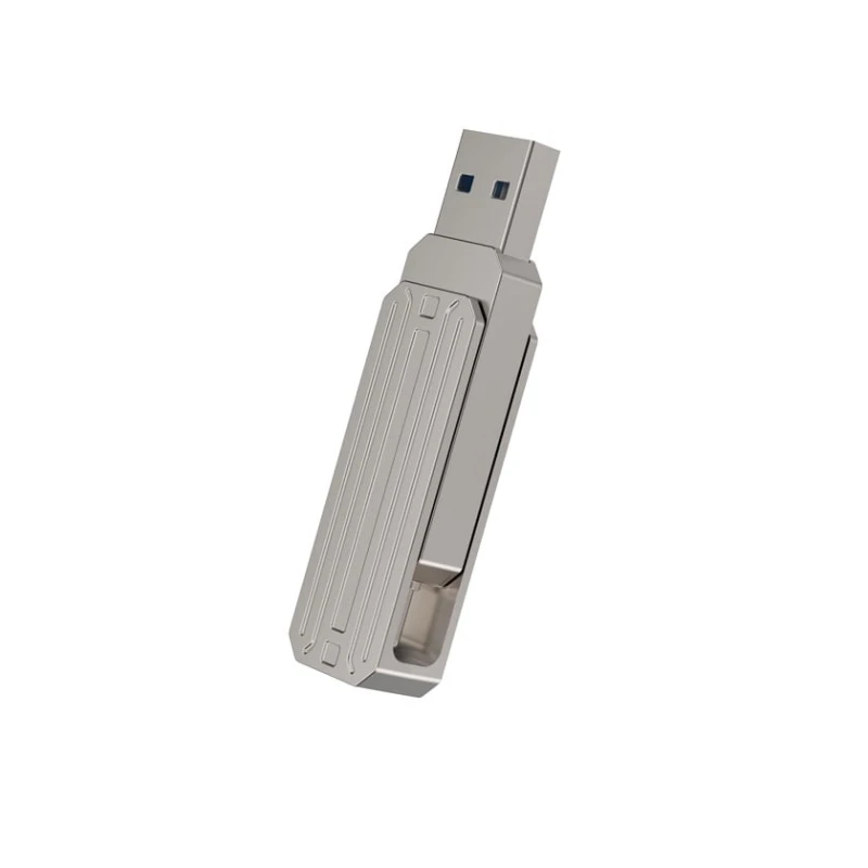 Flaş-kart WIWU FD003 USB3.2 Type-C 2in1 512GB Metal Gray Flaş-kart WIWU FD003 USB3.2 Type-C 2in1 512GB Metal Gray