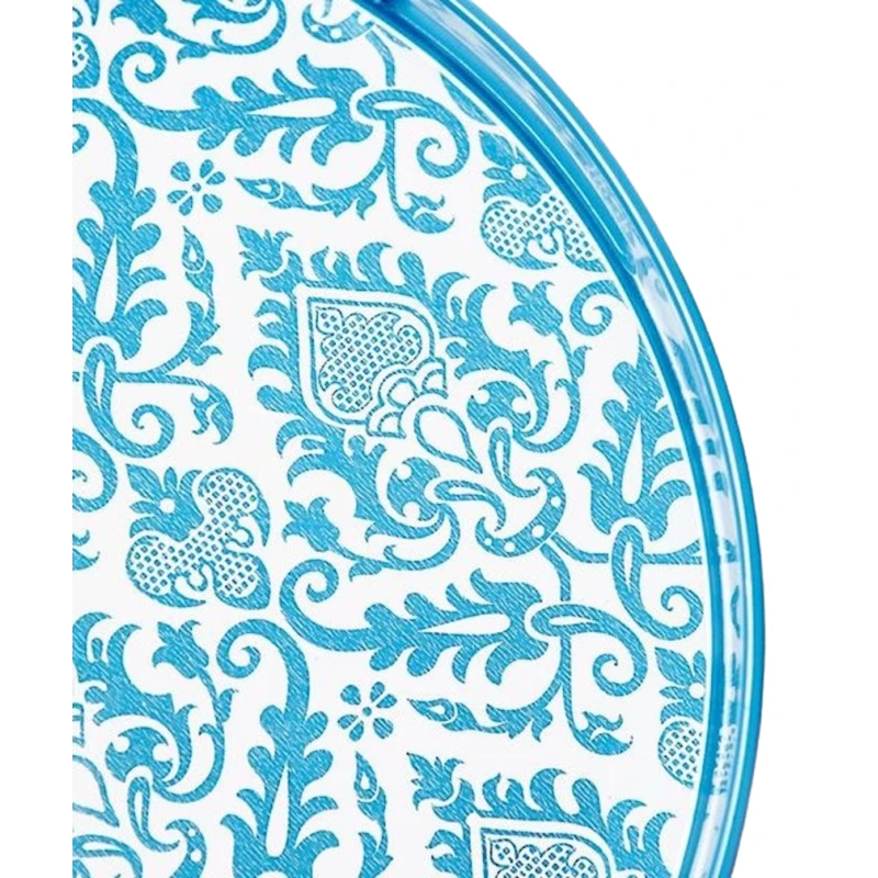 Поднос Hom-me, 30 см, пластик, голубой Поднос Hom-me, 30 см, пластик, голубой