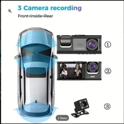 Видеорегистратор 2667_31-1052 Full HD 3 камеры Видеорегистратор 2667_31-1052 Full HD 3 камеры