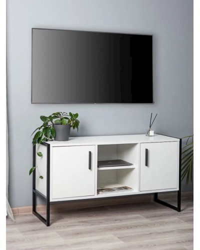 TV üçün tumba 60x40x114 sm, LDSP, ağ