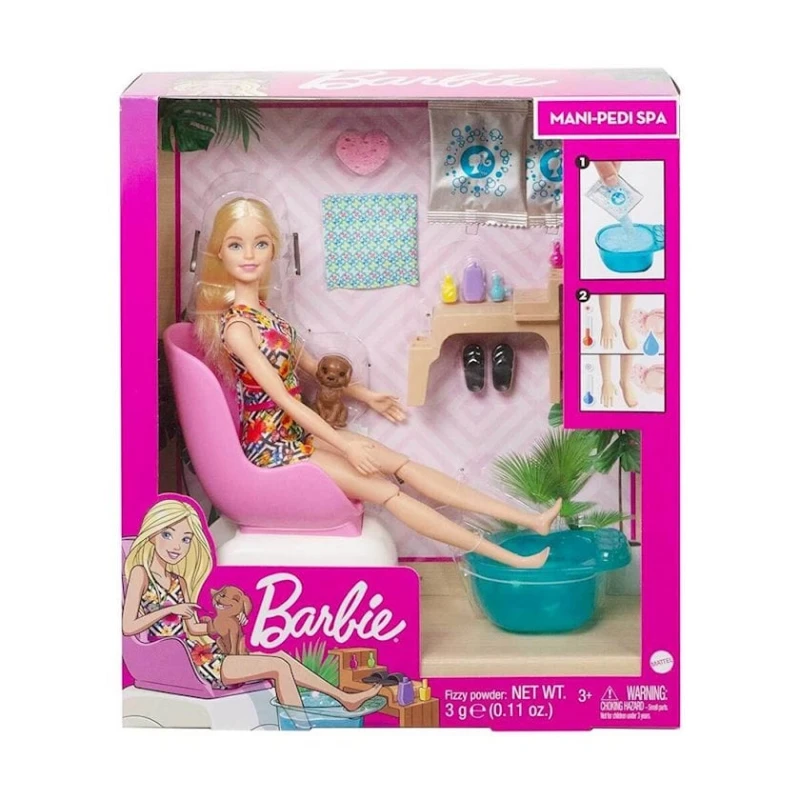 Игровой набор Barbie Spa Salon Set GHN07, 3+ лет