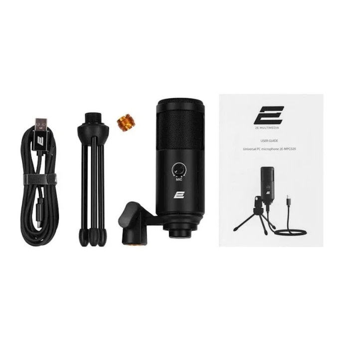 Микрофон 2Е MPC020 Black (2E-MPC020) Микрофон 2Е MPC020 Black (2E-MPC020)
