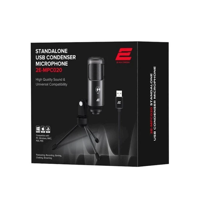 Микрофон 2Е MPC020 Black (2E-MPC020) Микрофон 2Е MPC020 Black (2E-MPC020)