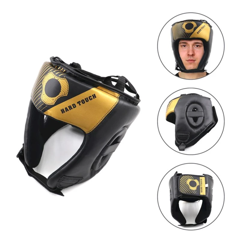 Шлем боксерский Hard Touch 392980489, черный, размер L Шлем боксерский Hard Touch 392980489, черный, размер L