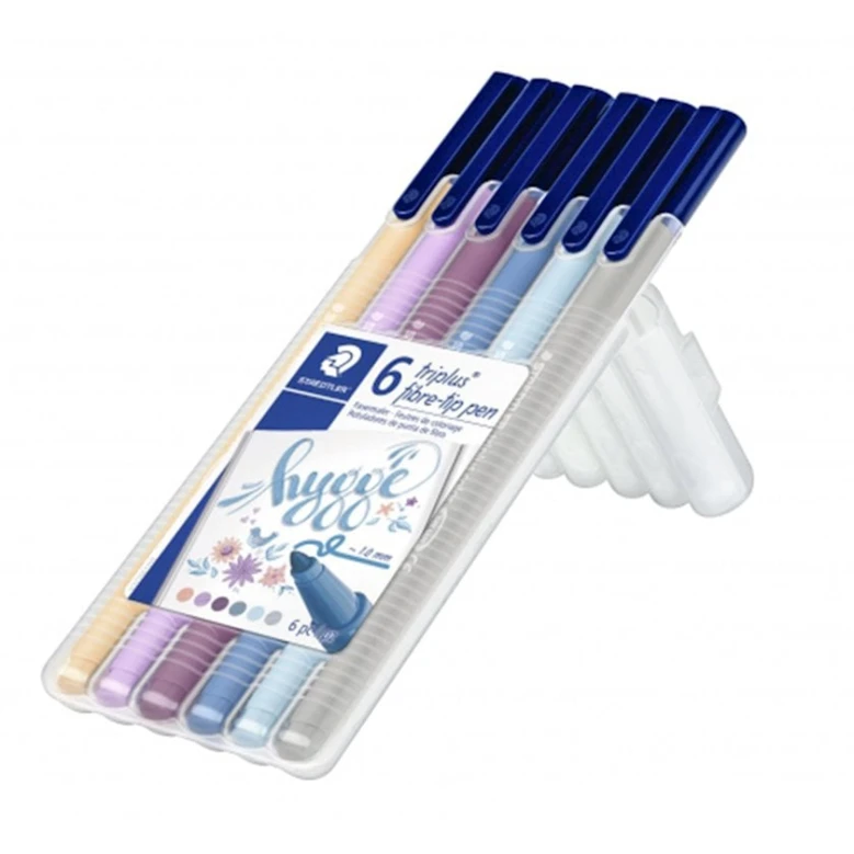 Набор фломастеров Staedtler Triplus Color Hygge, 1мм, 6 цветов Набор фломастеров Staedtler Triplus Color Hygge, 1мм, 6 цветов