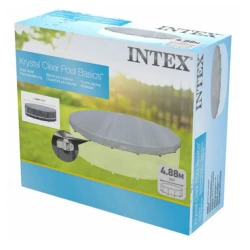 Тент для каркасного бассейна Intex Ultra Frame Pools 28040, серый, 488 см