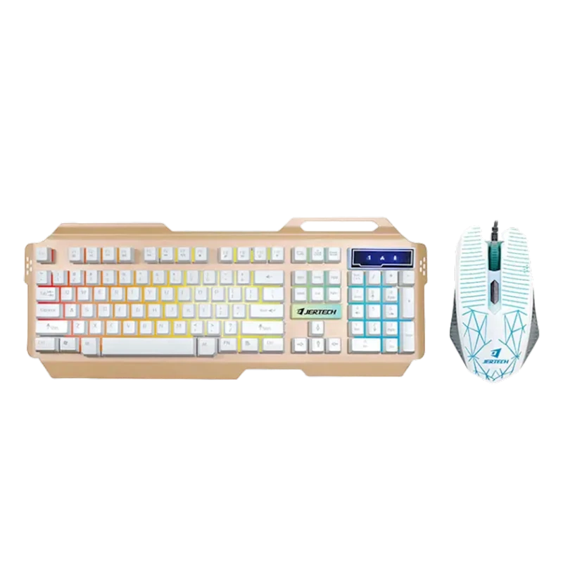 Комплект клавиатура и мышь Jertech KM950 Gold Комплект клавиатура и мышь Jertech KM950 Gold