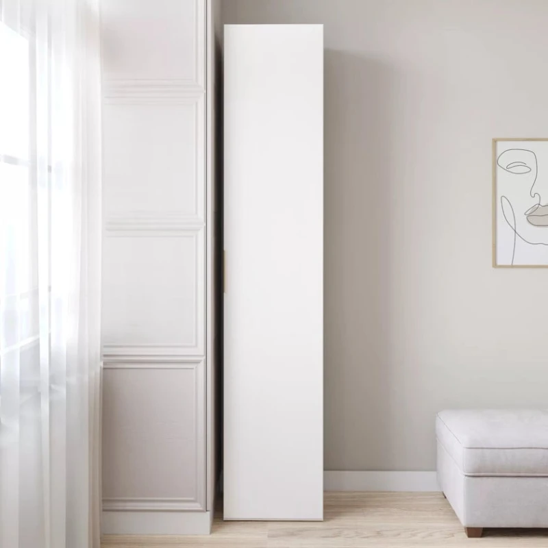 Шкаф Art Mebel 1, 210x40x45 см, ламинат, белый