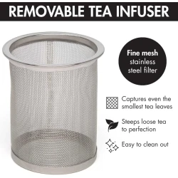 Dəmləmə üçün süzgəc IKEA vm165, çıxarıla bilən, paslanmayan polad, gümüşü