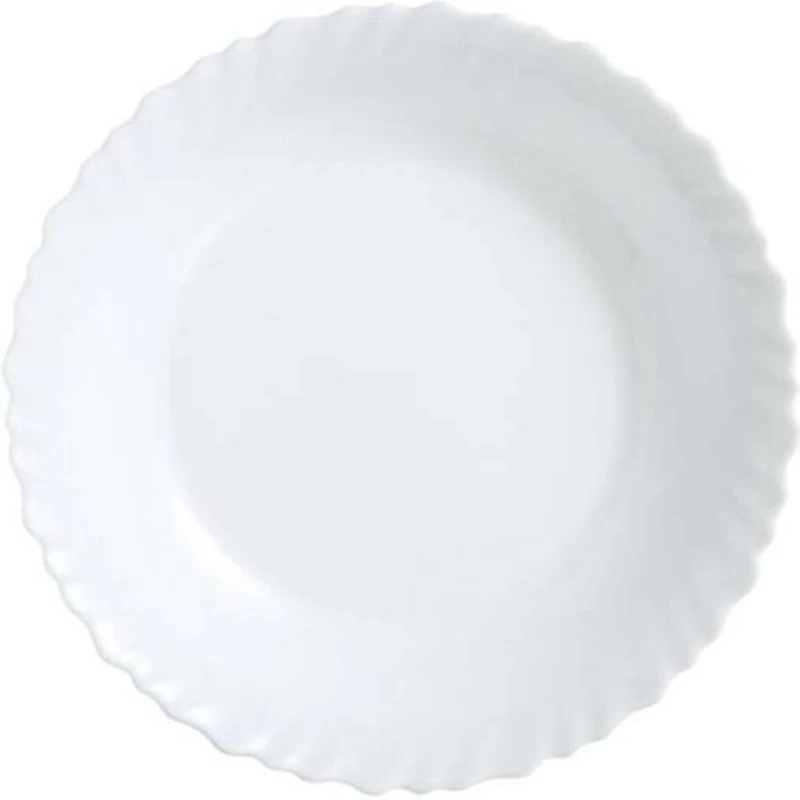 Тарелка Luminarc Feston глубокая, диаметр 23 см, белый Тарелка Luminarc Feston глубокая, диаметр 23 см, белый