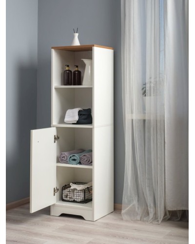 Stellaj 3563_StellajPenalWhite, 137x40x35.4 sm, LDSP, ağ