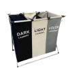 Корзина для белья SS-234, складная, с 3-мя отделениями, 60x38x68 см