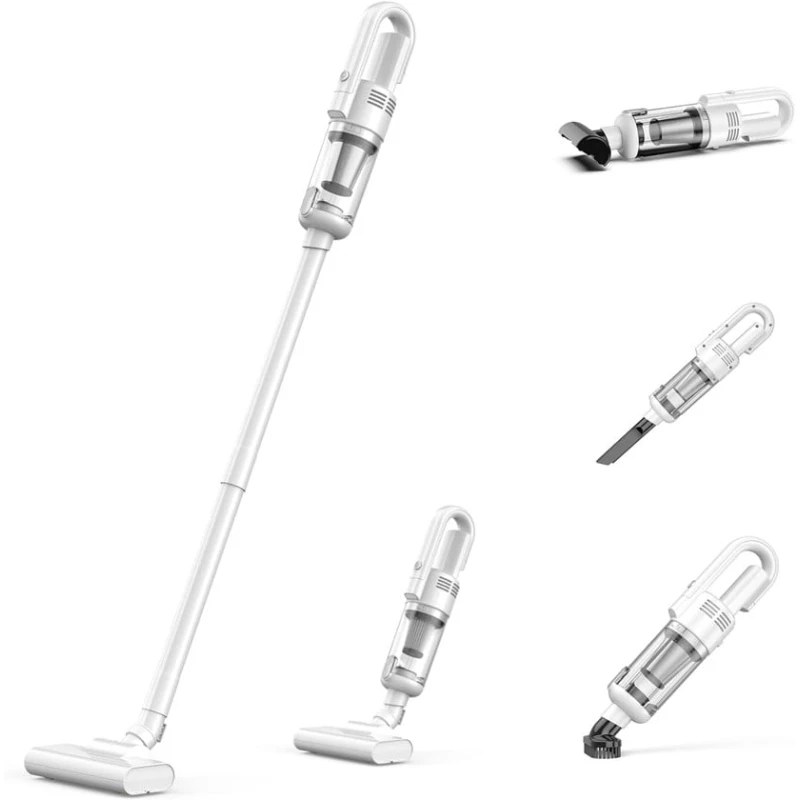 Вертикальный пылесос B0CCJ6HSJ9 White Вертикальный пылесос B0CCJ6HSJ9 White