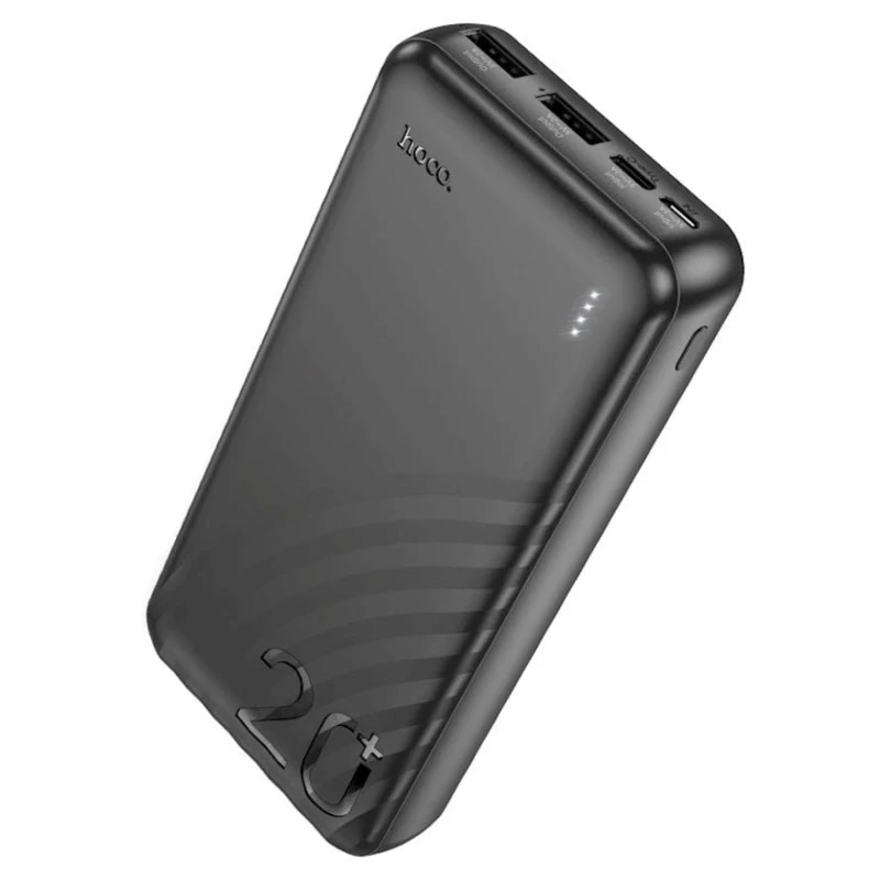 Внешний аккумулятор Hoco J123A Element 20000 mAh Black Внешний аккумулятор Hoco J123A Element 20000 mAh Black