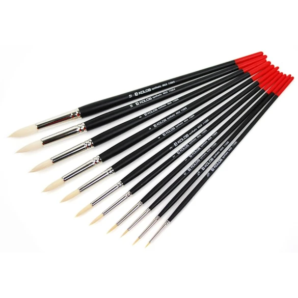 Кисть Kolos Green Stripe №0, круглая, cинтетика Кисть Kolos Green Stripe №0, круглая, cинтетика