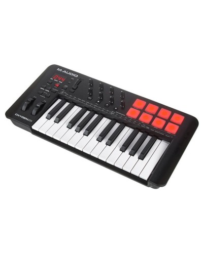 Midi-klaviatura M-Audio Oxygen 25 MK5, 25 klaviş, 1.8 kq, ağ/qara, 492x243x94 mm